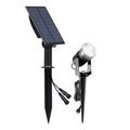 Solar LED Spotlighting Outdoor Waterproof Powered Path Lawn RGB Lamp Zpaxo 1 with 1-White China Mainland