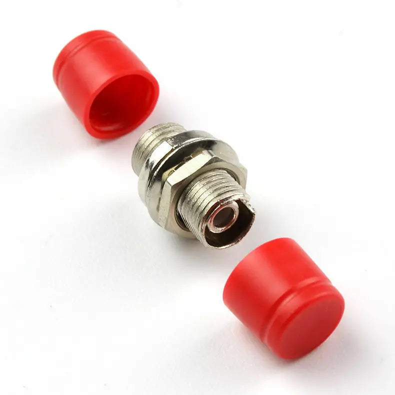 Wholesale Lot FC-FC Fiber Optic Adapter Coupler Connector Female RED