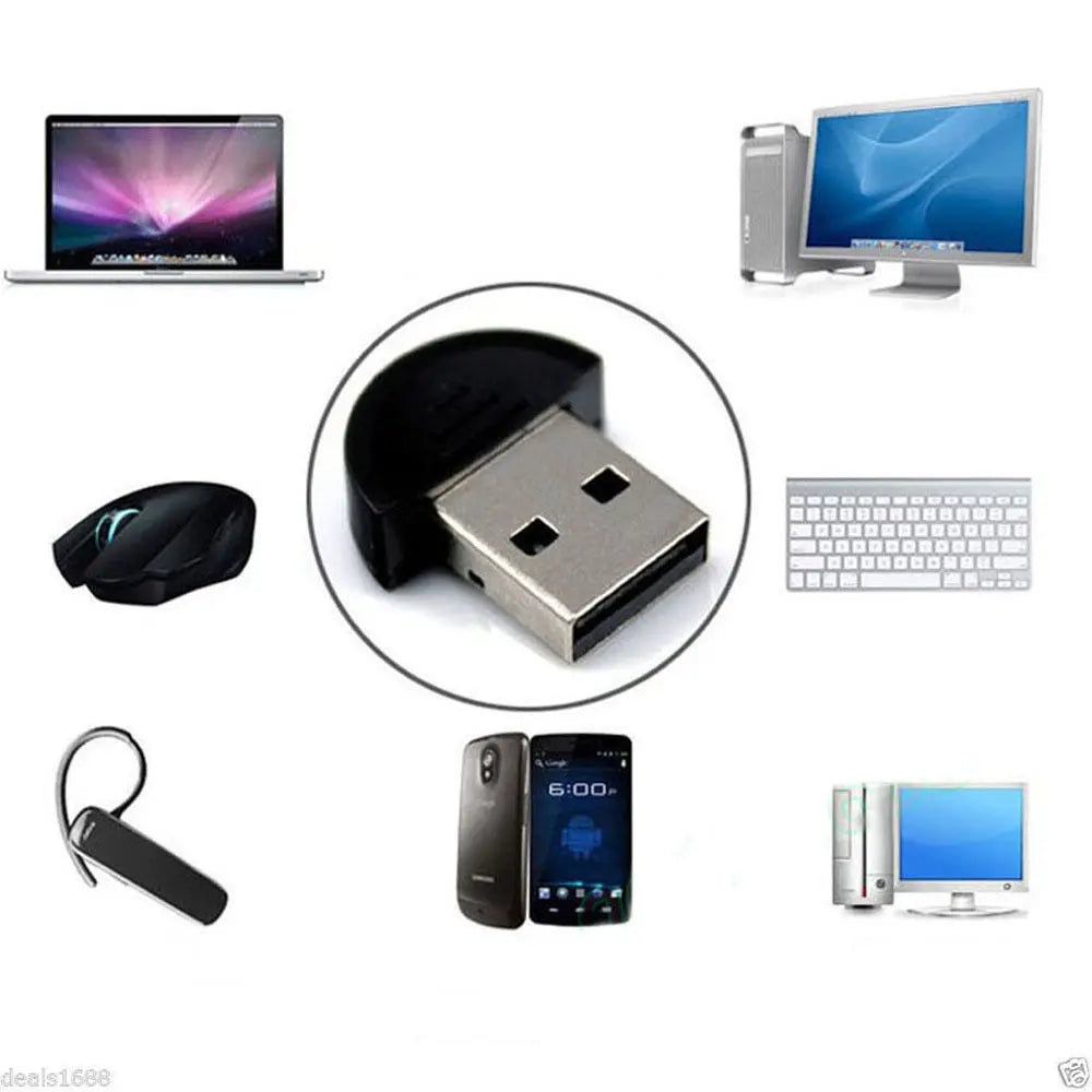 Mini USB2 0 EDR Wireless Bluetooth Dongle Adapter Laptop Win Xp Win7