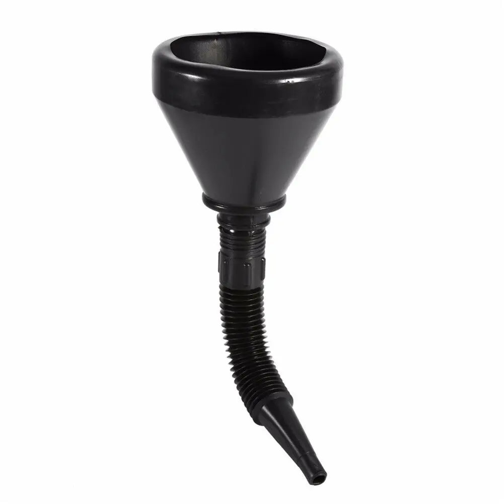 Black Portable Automobile Gas Outdoor Quick Refueling Funnel Water Zpaxo