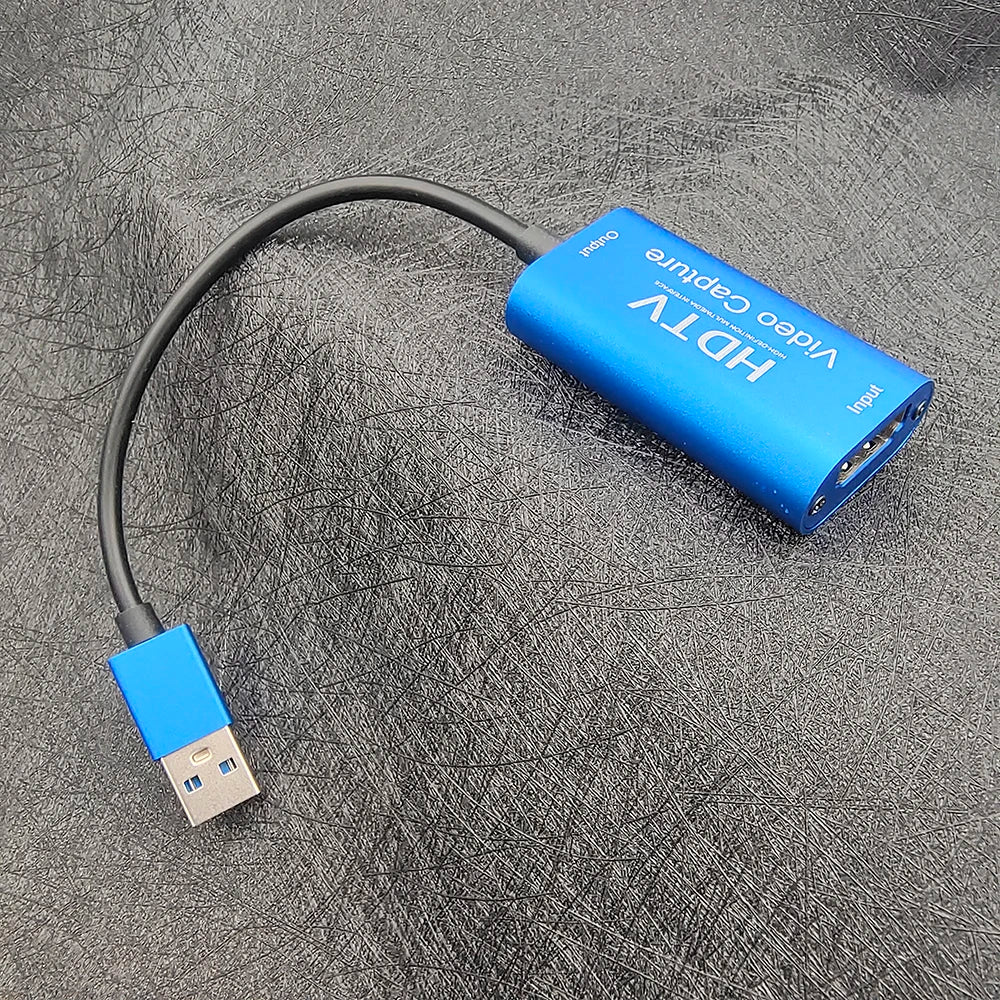 Video Capture Card USB 3.0 1080P 4K HDMI-Compatible Video Grabber Record Box For PC Game Camera Recording Live Streaming Zpaxo