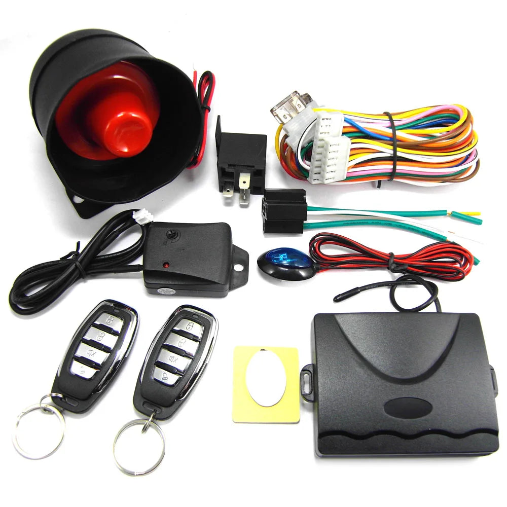 Universal One Way Car Alarm System Siren 12V DC Vehicle Which Has