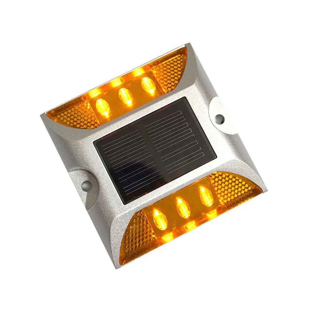 Solar LED Road Stud Light | IP68 Aluminum Reflective Ground Marker