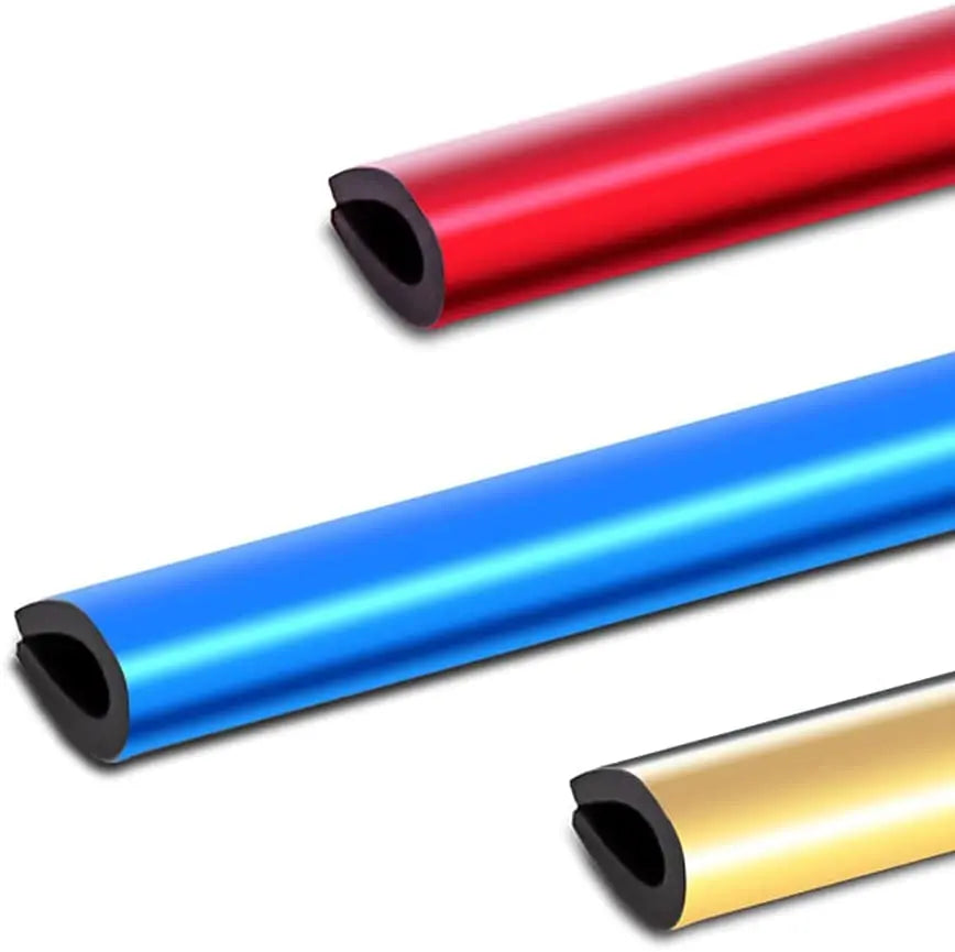 Car Air Conditioner Vent Outlet Trim Strips U Shape Chrome PVC Zpaxo