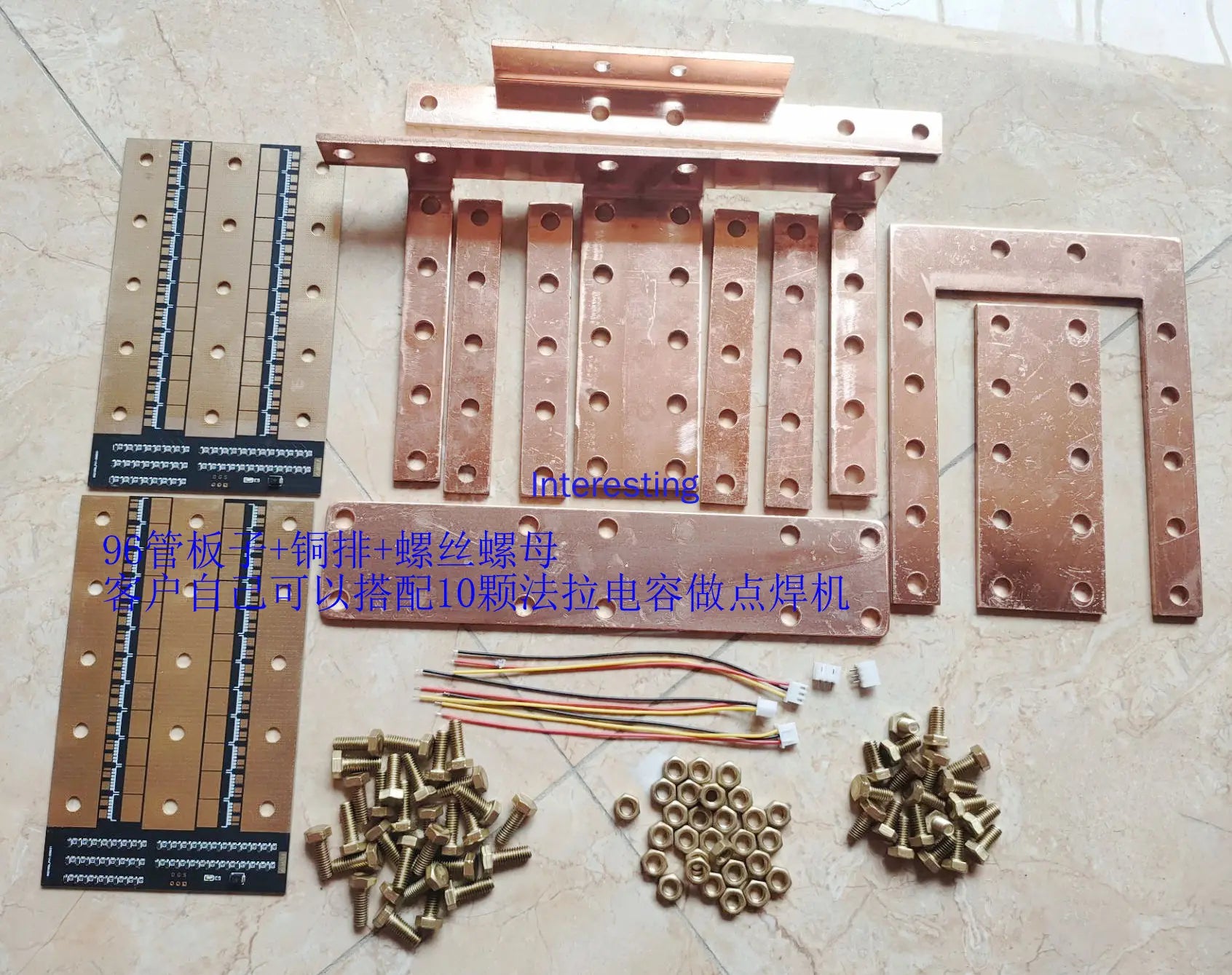 Farah Capacitor Spot Welder Power Board Parts 96 Tube Copper Bars Zpaxo