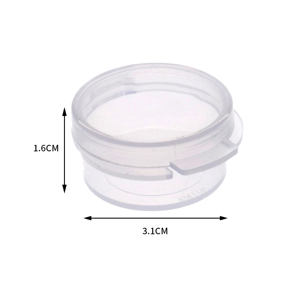 5g Clear Plastic Mini Cosmetic Sample Jars – Cream & Makeup Pots