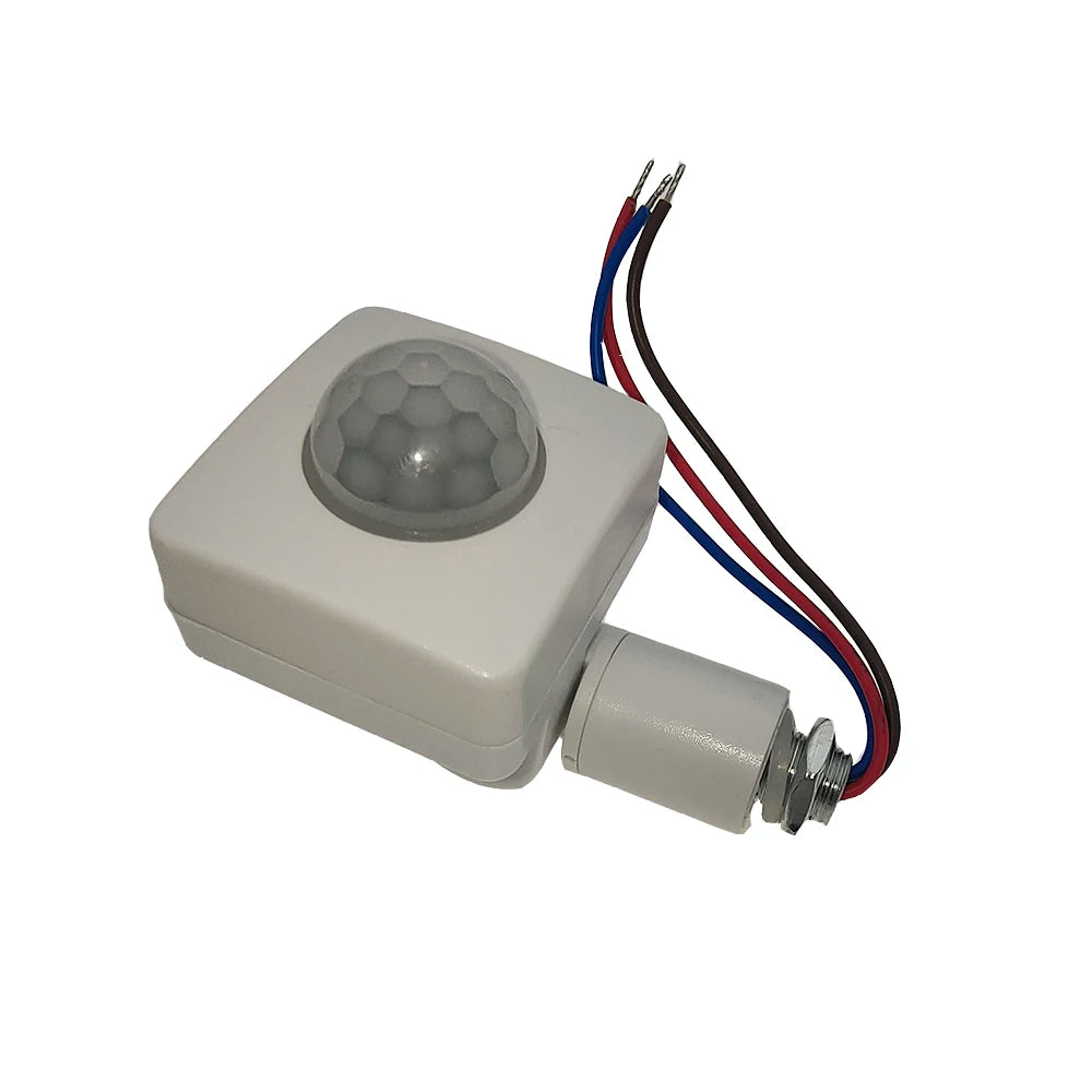 PIR Motion Sensor Outdoor Indoor Infrared Light Switch With LED Light Sensitive AC 85-265V IP65 Time Delay For Home Lighting Zpaxo