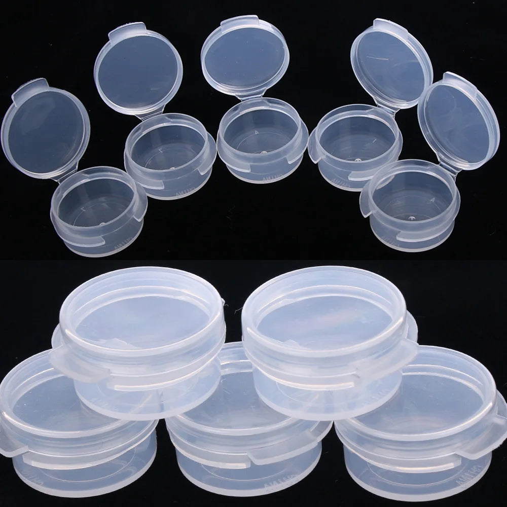 5g Clear Plastic Mini Cosmetic Sample Jars – Cream & Makeup Pots