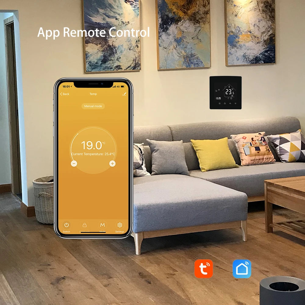 ZigBee 3.0 Thermostat Temperature Controller Water/Electric Floor Heating Gas Boiler GA/GB/GC Smart Life Tuya Alexa Google Home Zpaxo