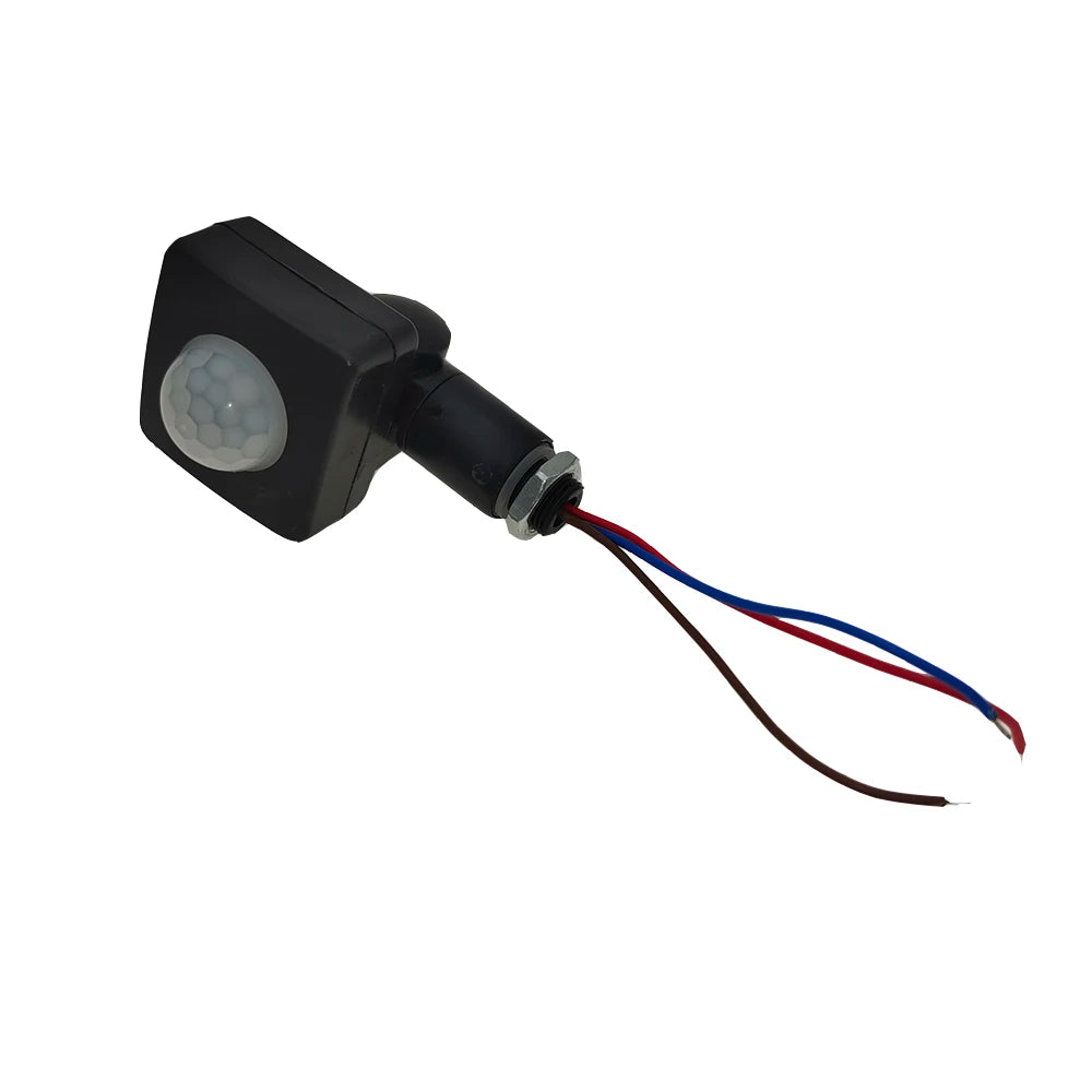 PIR Motion Sensor Outdoor Indoor Infrared Light Switch With LED Light Sensitive AC 85-265V IP65 Time Delay For Home Lighting Zpaxo