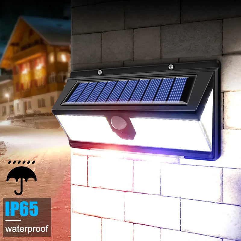 Sun LED Lights Motion Sensor Outdoor Garden Solar Lamp 4 Modes Zpaxo