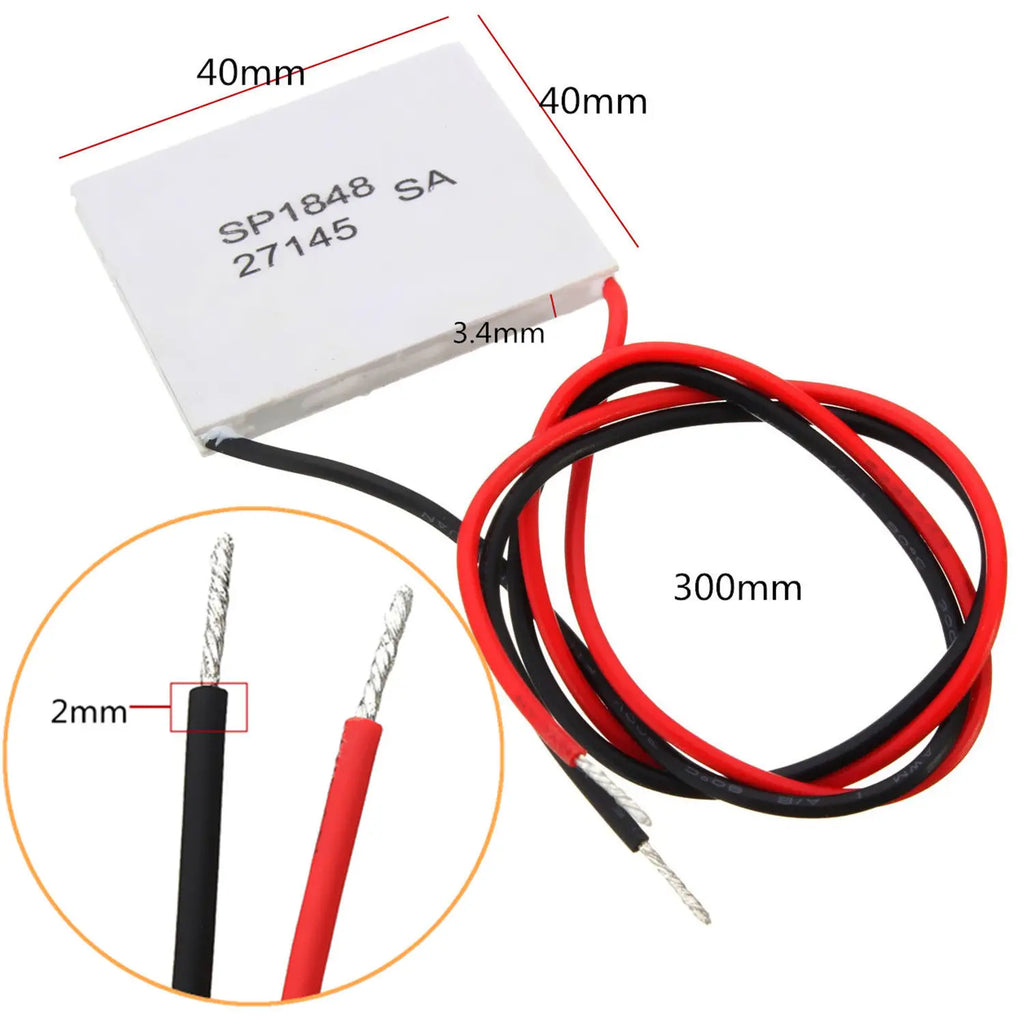 40 Thermoelectric Power Generator Peltier TEG Module Temperature 150