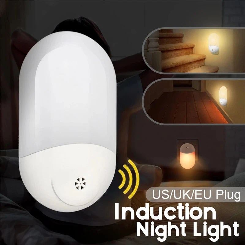 Plug in LED Night Light - Plug-and-Play Automatic Dusk to Dawn Photocell Sensor Night Lighting Lamp 2 Pack, Plug-in Wall Light Zpaxo