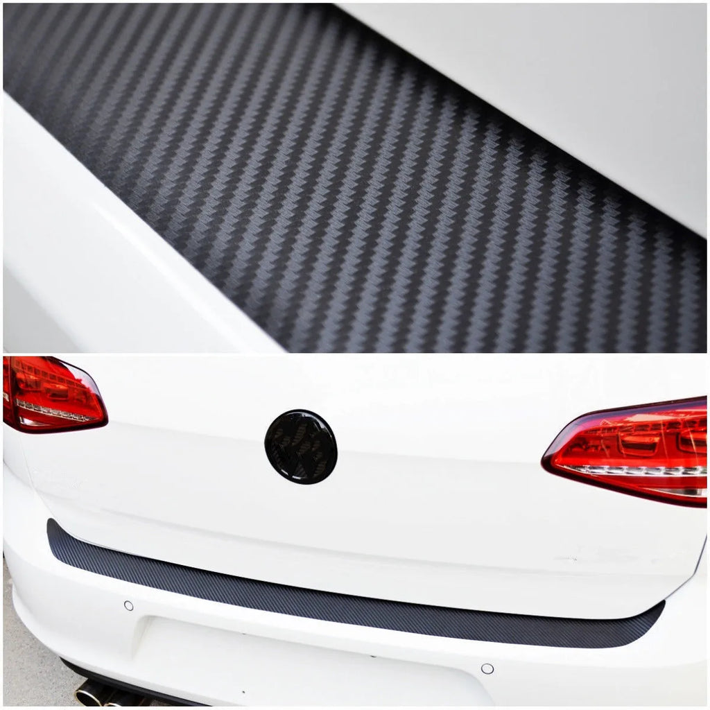 Car Rear Bumper Protection Carbon Fiber Sticker VW MK7 GTI Golf 6