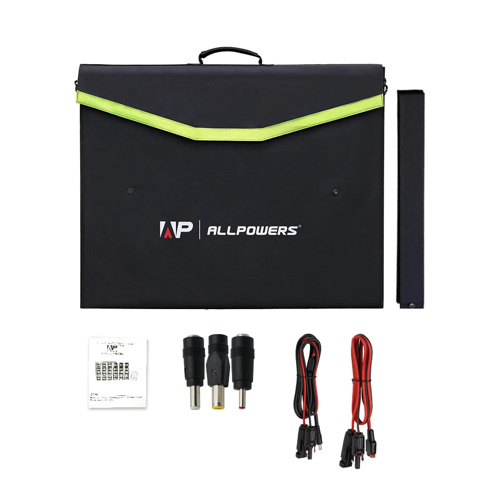 ALLPOWERS Foldable Portable Solar Panel 100 200W Battery Zpaxo
