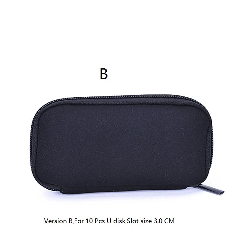 Double Layer USB Flash Drive Case USB Stick Drive Carrying Case USB Thumb Drive Case USB Memory Stick Case Electronic Accessorie Zpaxo