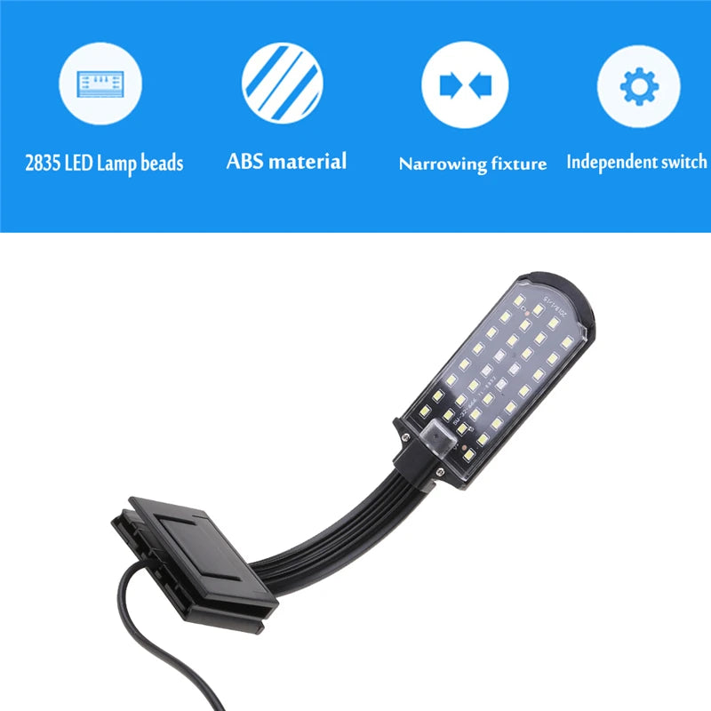 Simple LED Aquarium Lights Water Grass Plants Grow Light Fish Tank