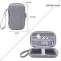 Hard Travel Electronic Organizer Case for Power Adapter Chargers Cables Power Bank USB Flash Disk SD Card Portable Accessories Zpaxo GH1366 Small