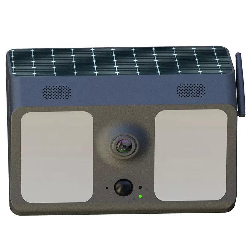 LED Solar Light Outdoor Waterproof HD 1080P Smart Wifi Surveillance Zpaxo WiFi Version-Black China Mainland