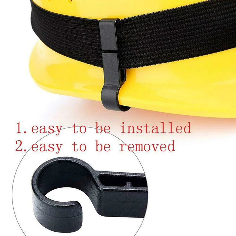 Wholesale Plastic Helmet Clips Attachment Head Light Clamps Black
