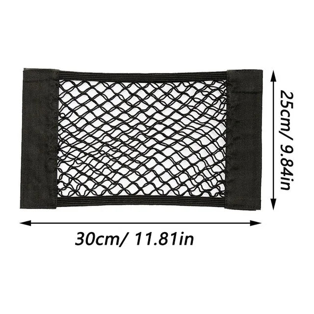 Car Back Rear Trunk Storage Net Seat Elastic String Magic Sticker Zpaxo 25 x 30cm China Mainland