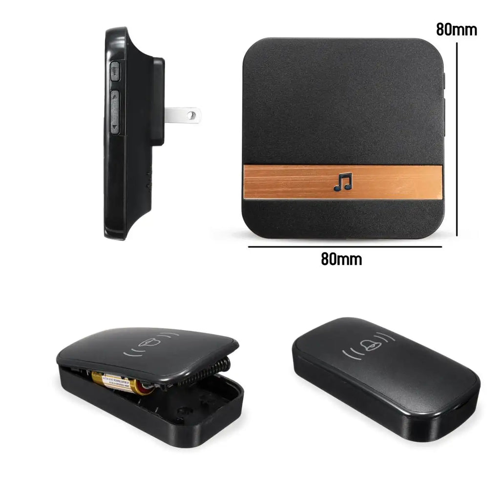 Universal 433MHz Wireless WIFI Smart Video Doorbell Chime Indoor Music Receiver 52 Melodies 4 Levels Volume for Smart Doorbells Zpaxo