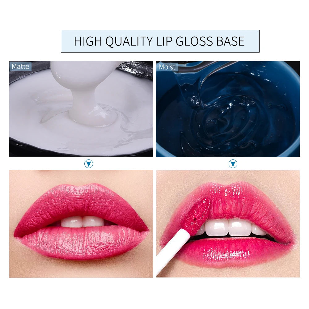 200ml Versa gel Lip Gloss Base Gel for Lip Glaze Material Odorless Moisturizing Matte Lipgloss Base for DIY Lip Gloss Lakerain Zpaxo