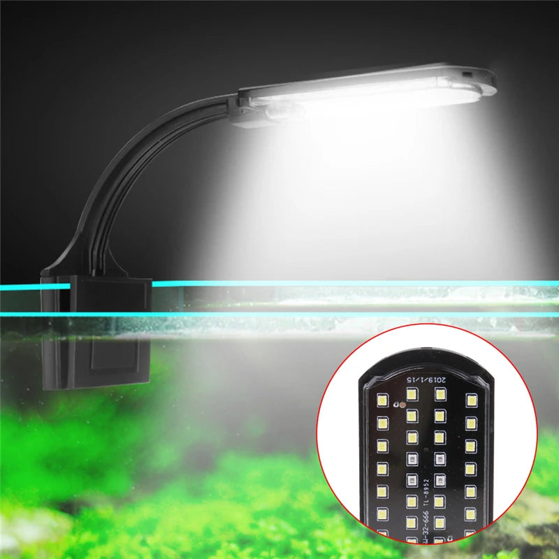 Simple LED Aquarium Lights Water Grass Plants Grow Light Fish Tank