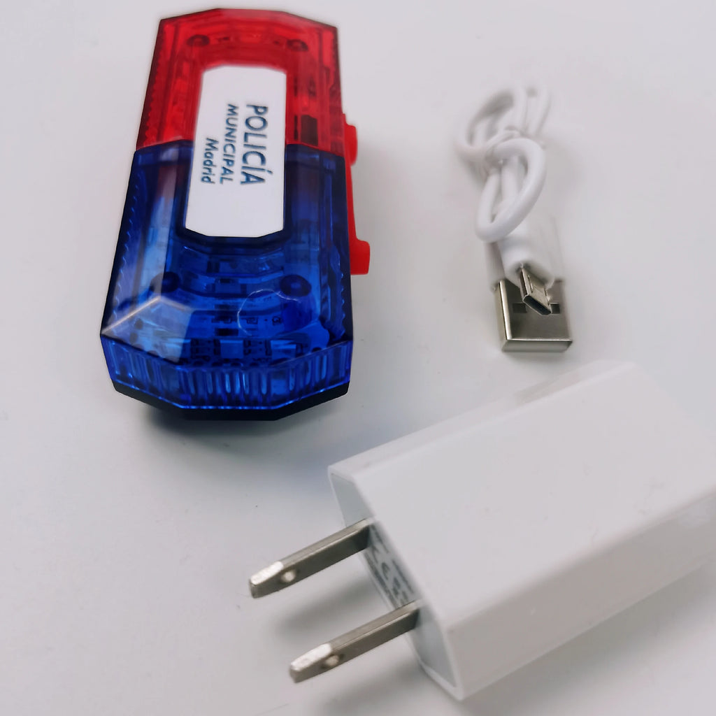 LED Rechargeable Shoulder Warning Light – Flashing Safety Clip
