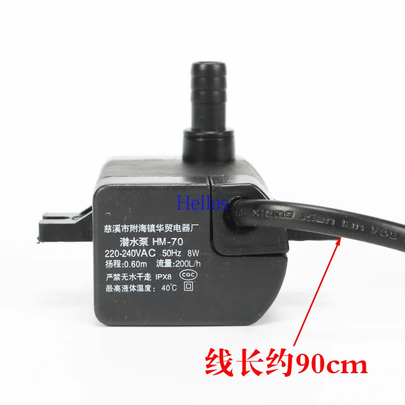 Air Conditioning Fan Submersible Pump Accessories 220v 8w Universal Zpaxo