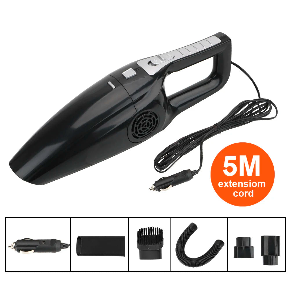 Car Vacuum Cleaner Portable Wet And Dry dual-use Vacuum Cleaner Powerful Handheld Mini Vaccum Cleaners High Suction 12V 120W Zpaxo