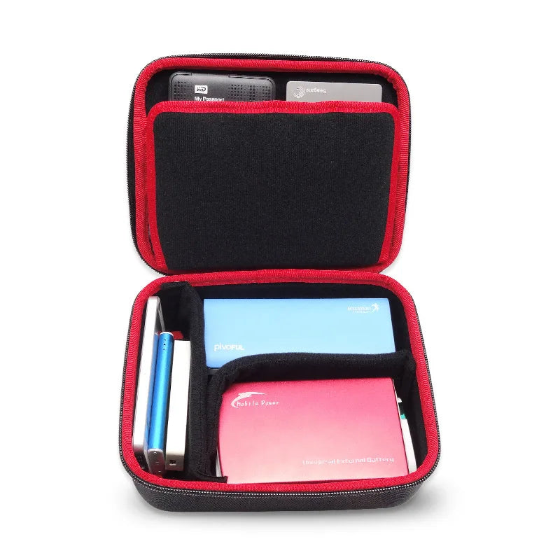 GHKJOK Large HDD USB Flash Drive External Hard Disk Case Cable Zpaxo