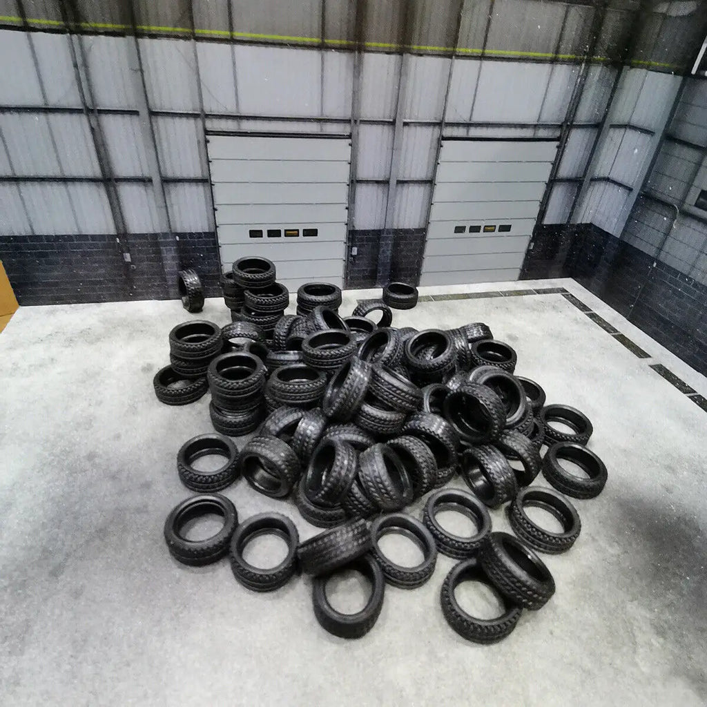 Box Wholesale 1 64 RC Car Runbber Tyre Model Tires Diorama Display