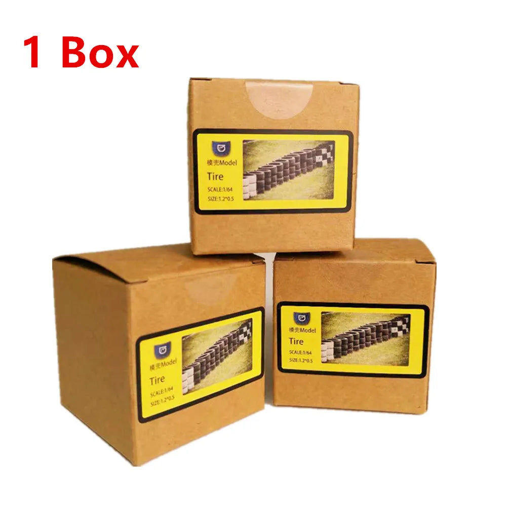 Box Wholesale 1 64 RC Car Runbber Tyre Model Tires Diorama Display