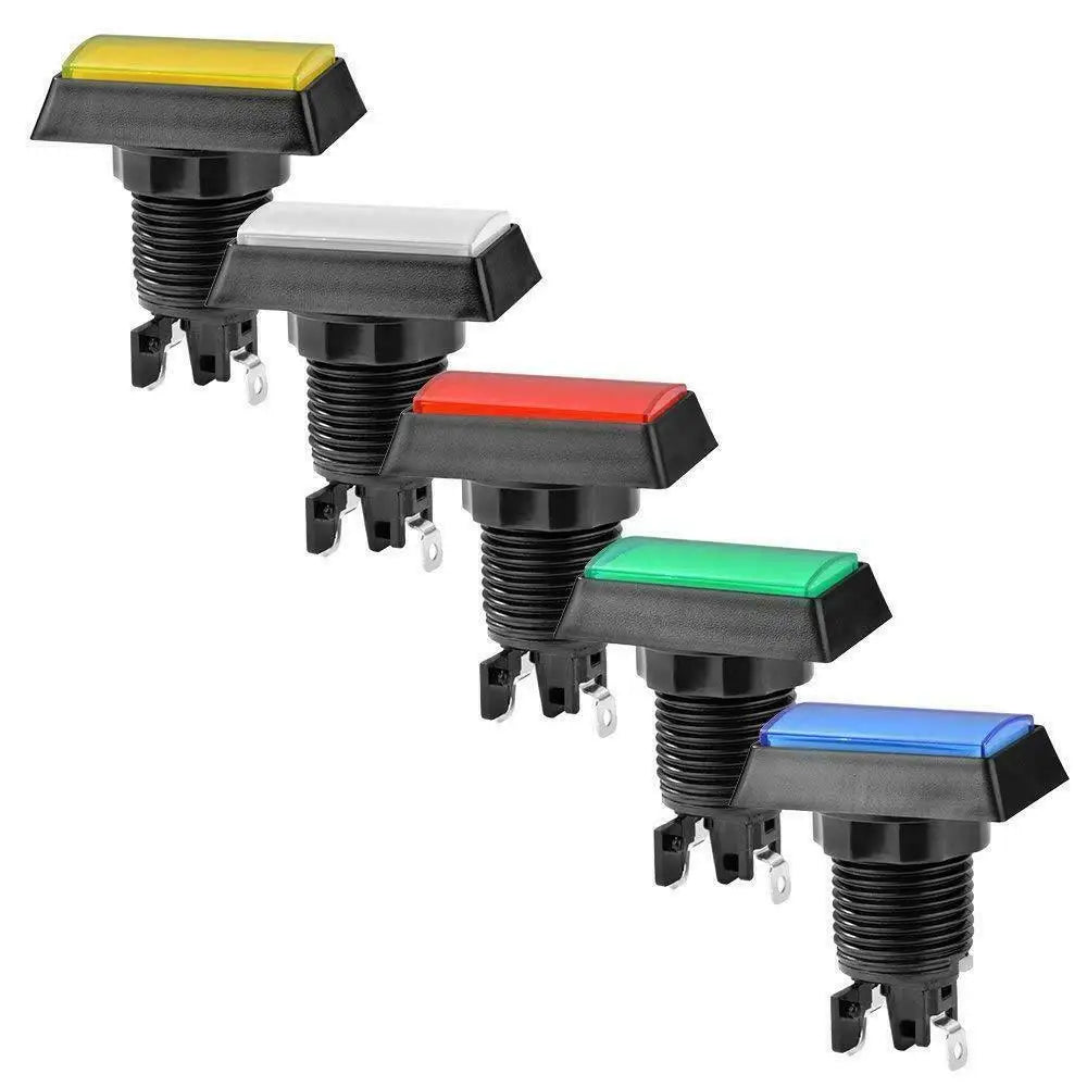 Arcade Game Replacement Accessories Rectangular DC 12V Illuminated
