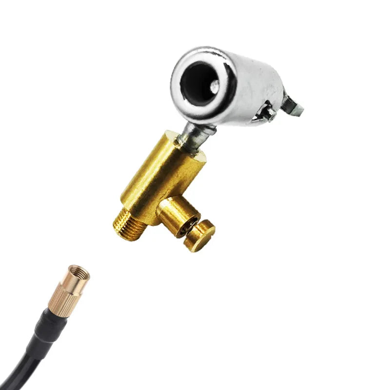 Car Tire Air Chuck Compressor Inflator Barb Connector Hose Repair