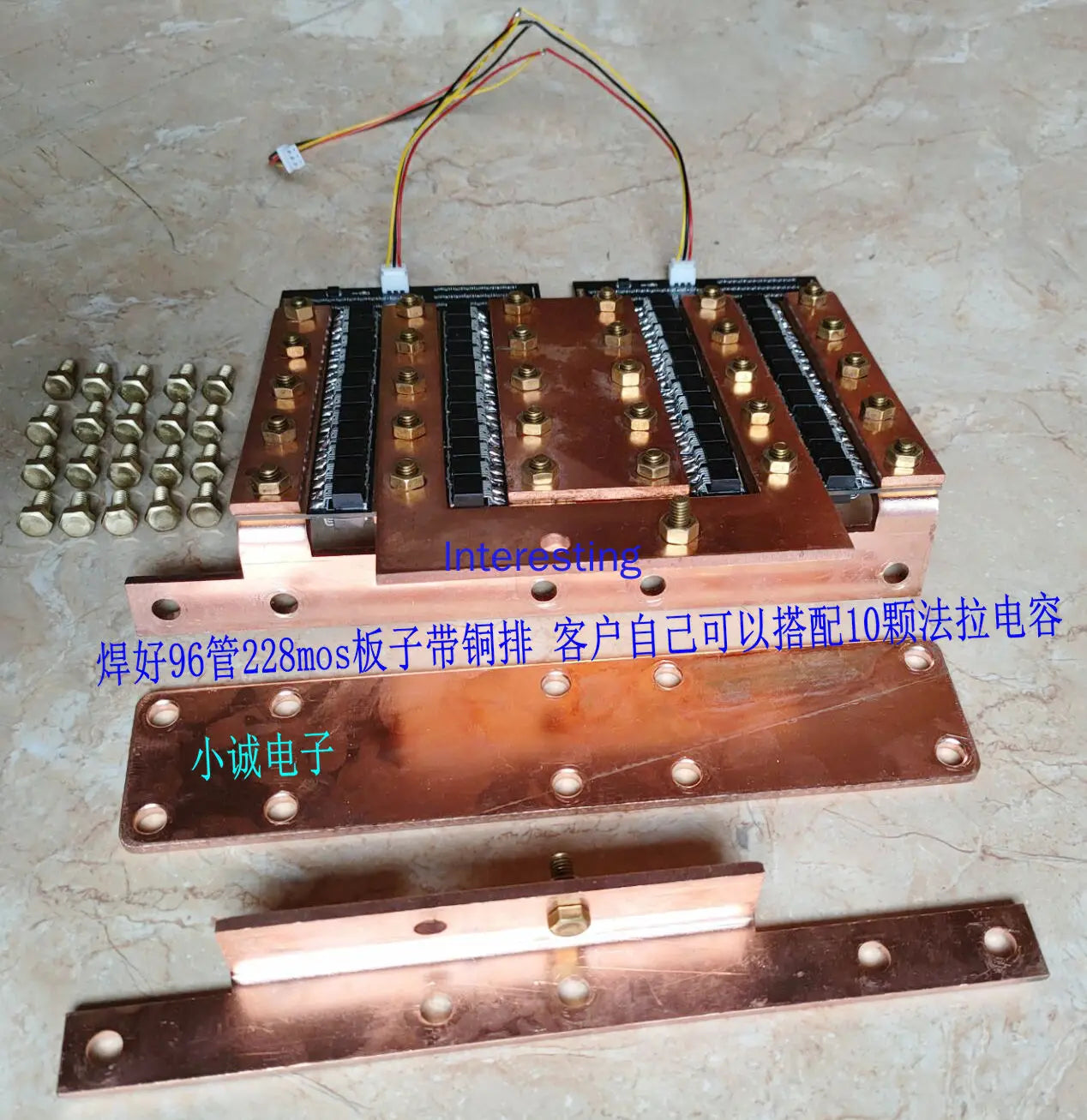 Farah Capacitor Spot Welder Power Board Parts 96 Tube Copper Bars Zpaxo