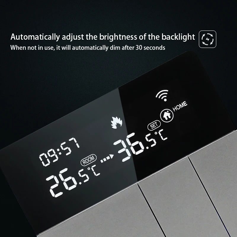 Wifi Warm Floor Thermostat Digital Temperature Controller For Water Heating Electric Gas Boiler Tuya Smart Life Alexa Home 220V Zpaxo