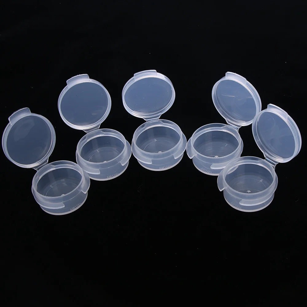 5g Clear Plastic Mini Cosmetic Sample Jars – Cream & Makeup Pots