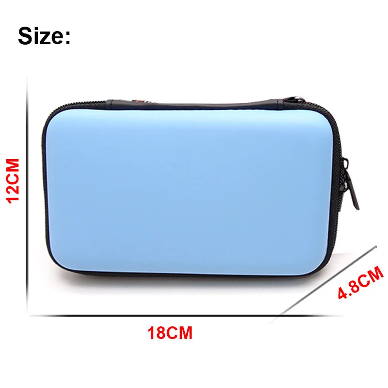 Ghkjok Big Electronics Cable Organizer Bag USB Flash Drive Memory Zpaxo