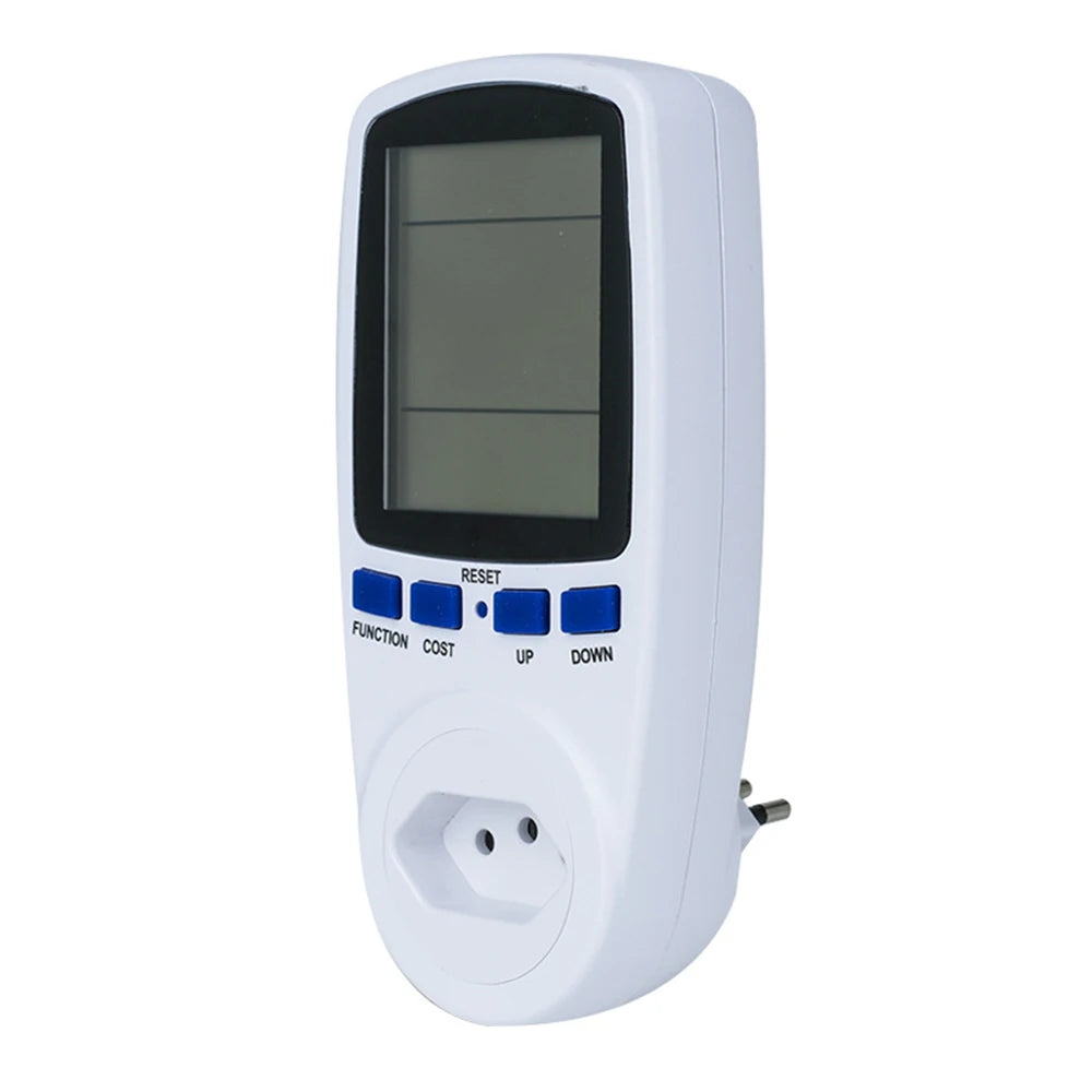 Digital Power Meter Wattmeter Energy Meter Voltage Power Watt Analyzer Electricity Consumption Outlet Socket BR Plug Zpaxo