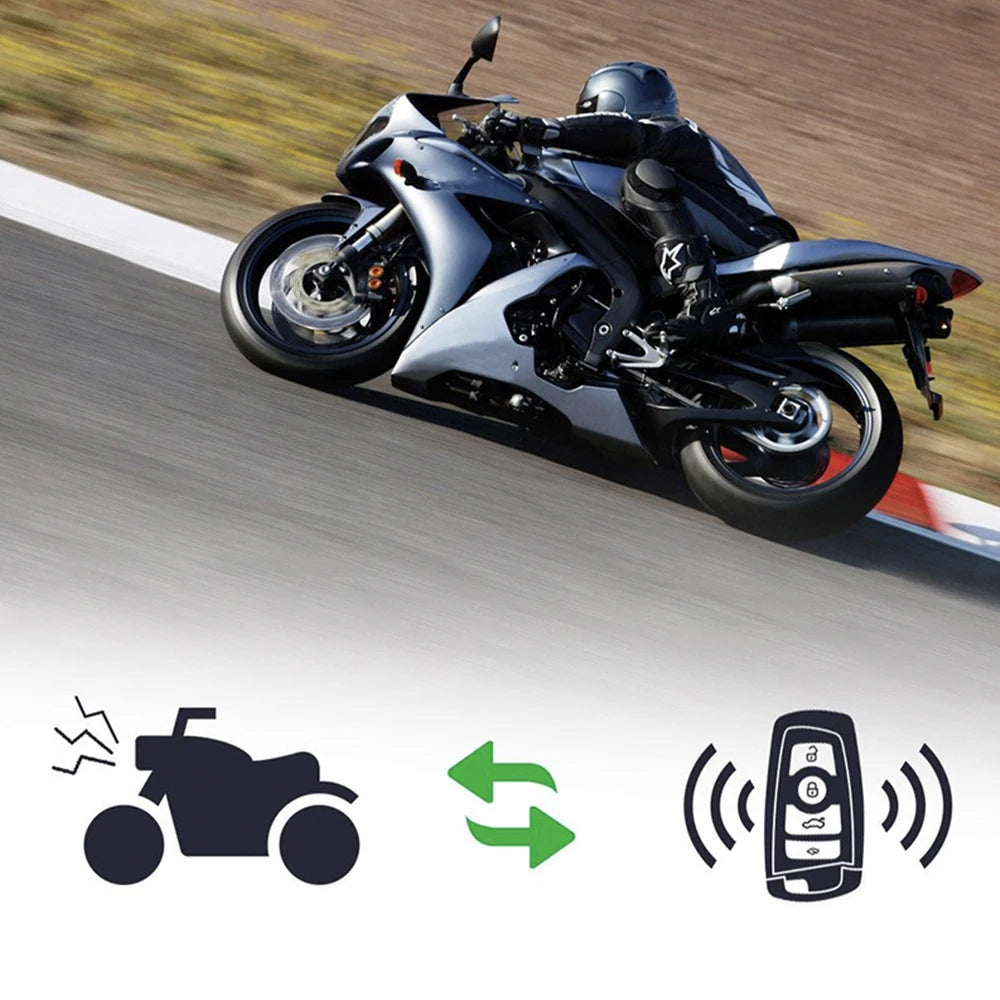 Motorcycle Anti-theft 125dB Universal Scooter Security Alarm System