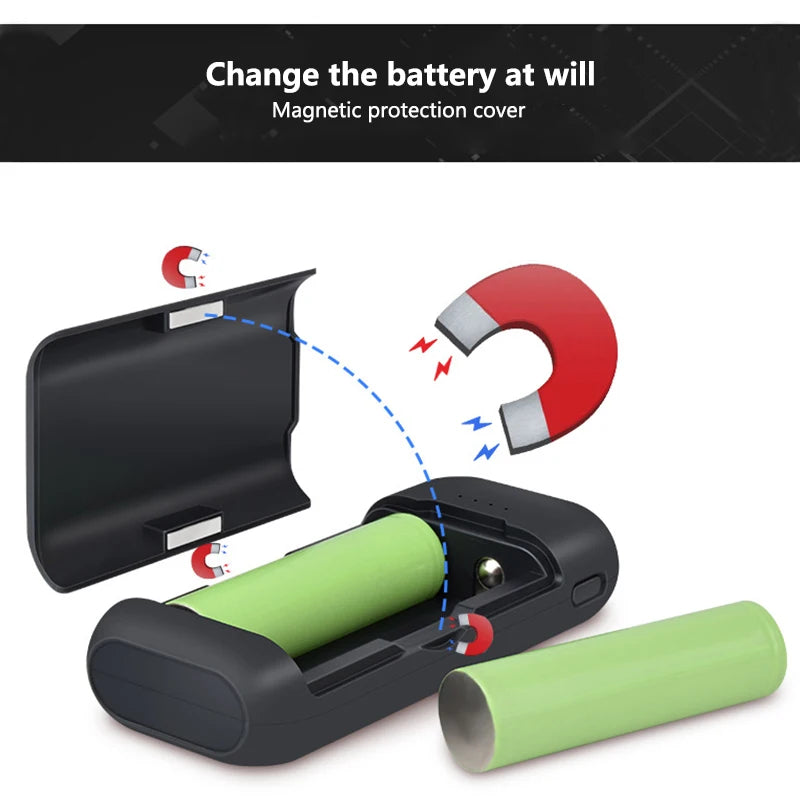 Welding 2x 18650 Battery Charger Box 5V 2A USB Fast Charging Power