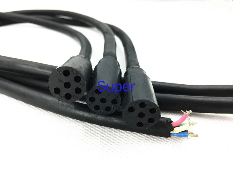 Watertight Connector Miniature 6-pin Socket Plug with Cable MCIL6F Deep Sea Pressure ROV Underwater Cable Connector Zpaxo Male Connector