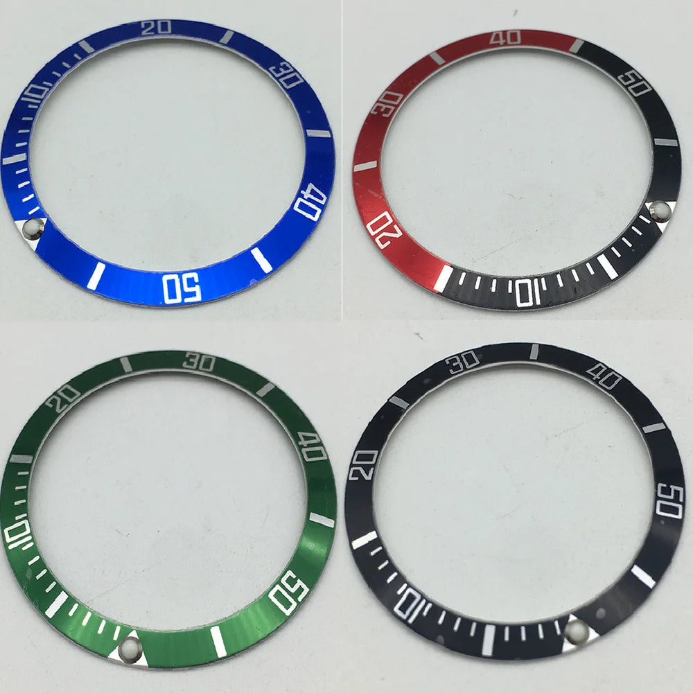 Aluminum Alloy Watch Bezel Insert Submariner Seiko SKX007 009 011
