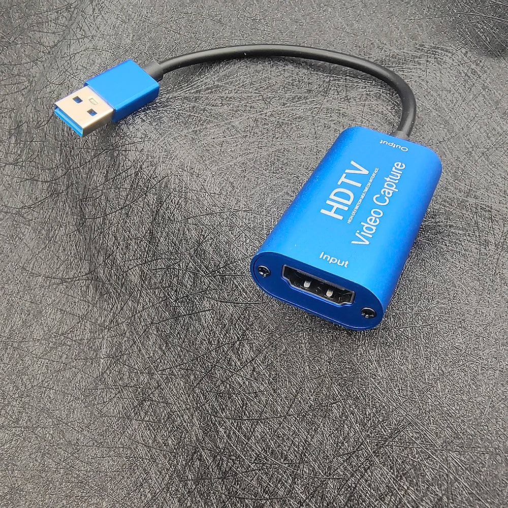 USB 3.0 1080P Video Capture Card 4K HDMI-Compatible Game Capture Card Grabber Record Box for Live Streaming for PS4 HD Camera Zpaxo