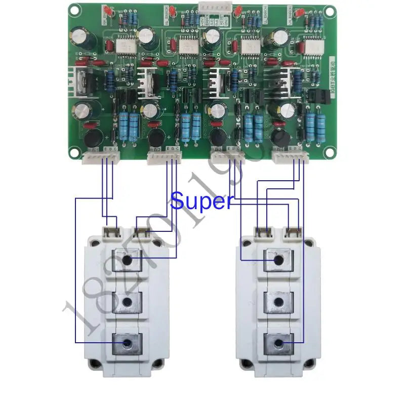 General-purpose IGBT Full H-bridge Four-channel Positive Voltage Drive Module Controlled Negative Pressure Shut-off Circuit Boar Zpaxo