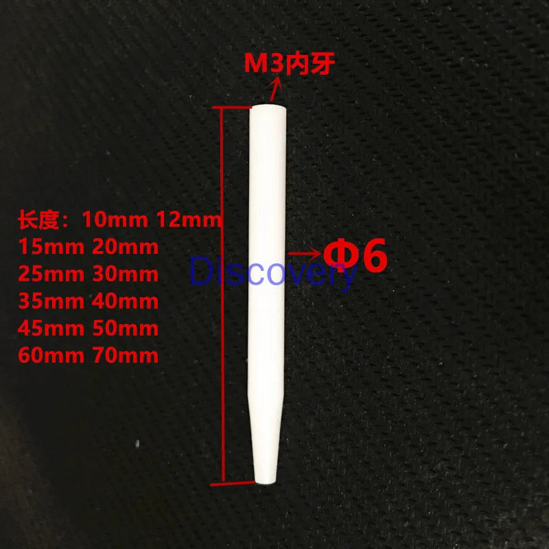 M6 White Press Rod ICT PCB Test Stand Support POM Steel Fixed Column Zpaxo