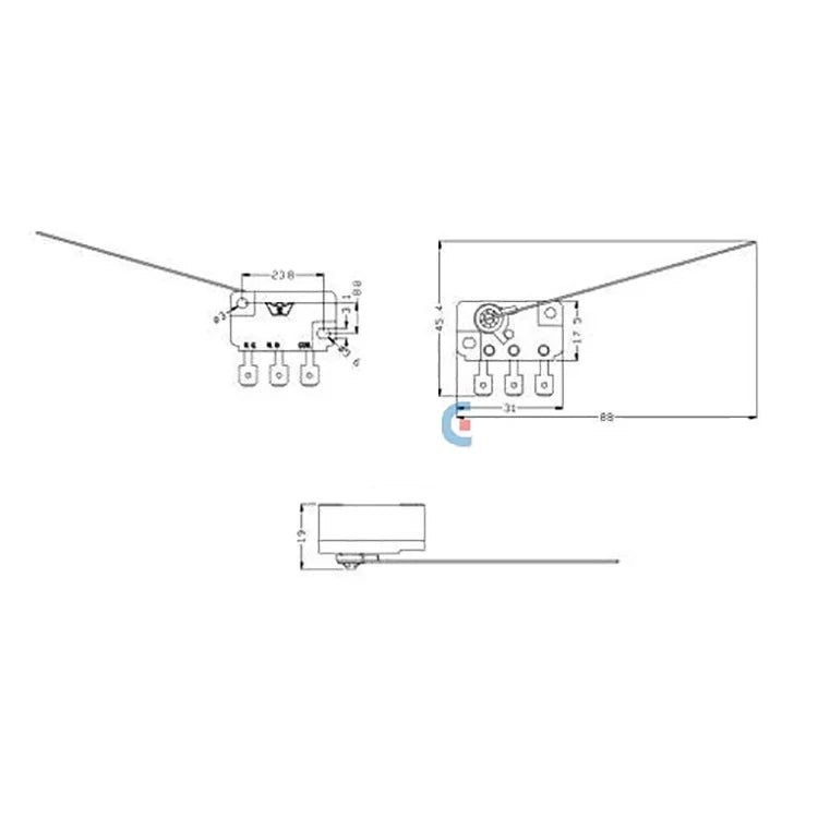 Terminal Connectors Microswitch Arcade Change-coin Acceptor Micro