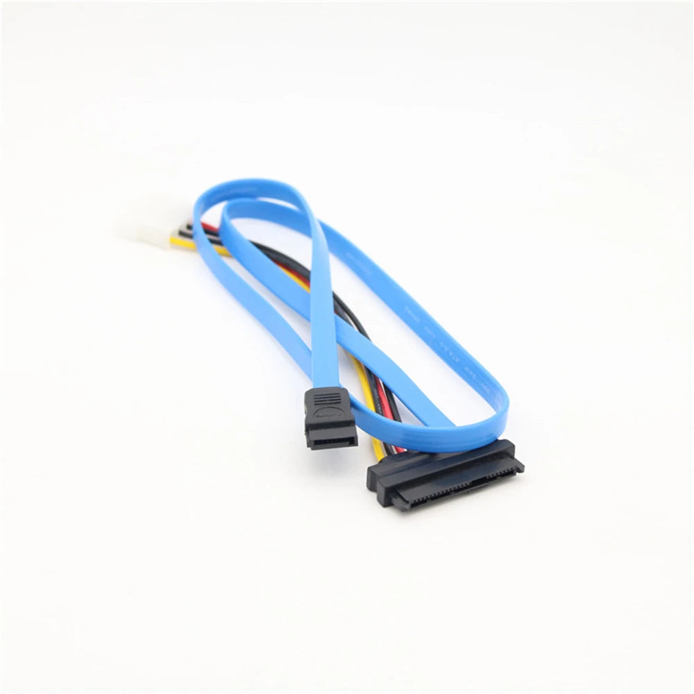 ATA To SAS 7 Pin SATA 29 Pin & 4 Pin Cable Male Connector Adapter Converter For Hard Disk Drive Power Cable Adapter Zpaxo